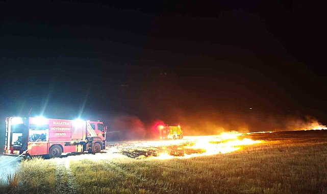 Malatya'da korkutan yangılar