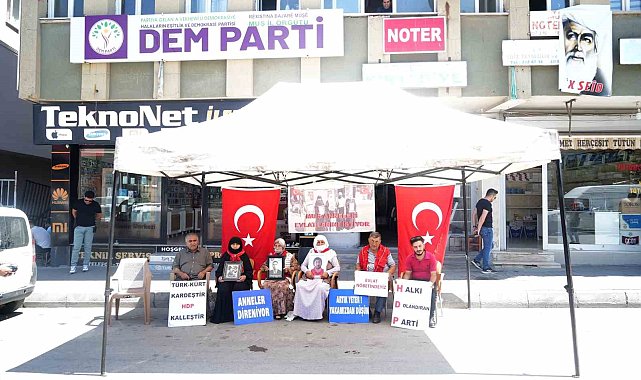 Muşlu annelerin evlat nöbeti kararlılıkla devam ediyor