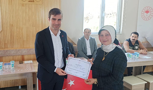 Selim’de kadın üreticiler sertifikalarını aldı