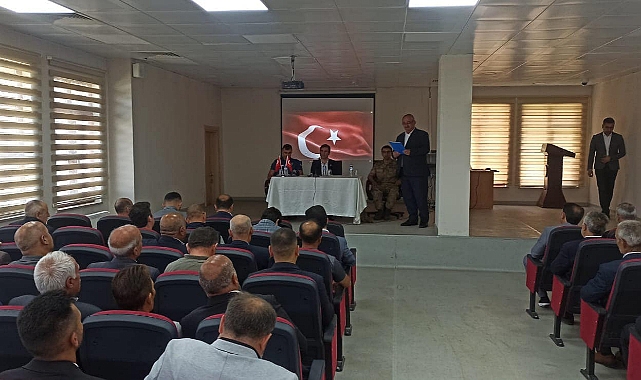 Selim’de muhtarlar toplantısı yapıldı