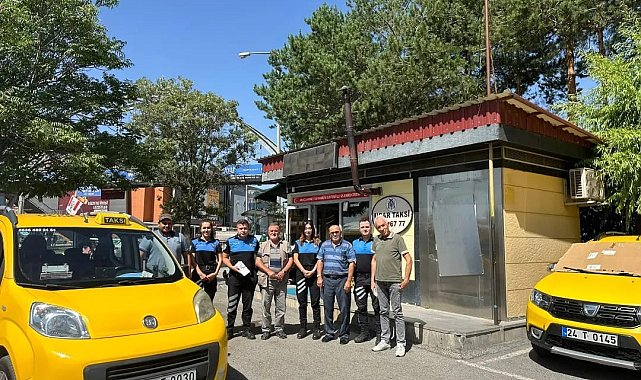 TDP polisleri taksicileri bilgilendirdi