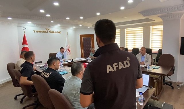 Tunceli'de 'Depreme Hazırlık ve Risk Azaltma Toplantısı'