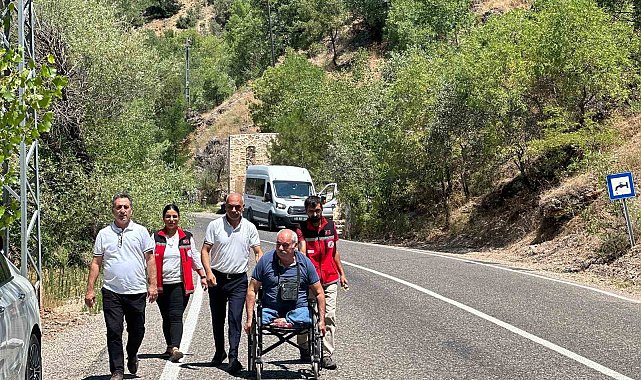 Tunceli'de engelli vatandaşın isteği yerine getirildi.