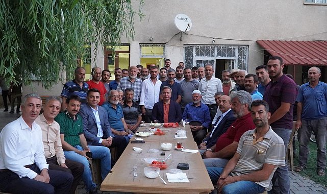 Vali Aydoğdu, Uluköy köyü sakinleriyle bir araya geldi