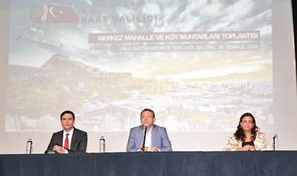 Vali Ziya Polat, muhtarlarla bir araya geldi