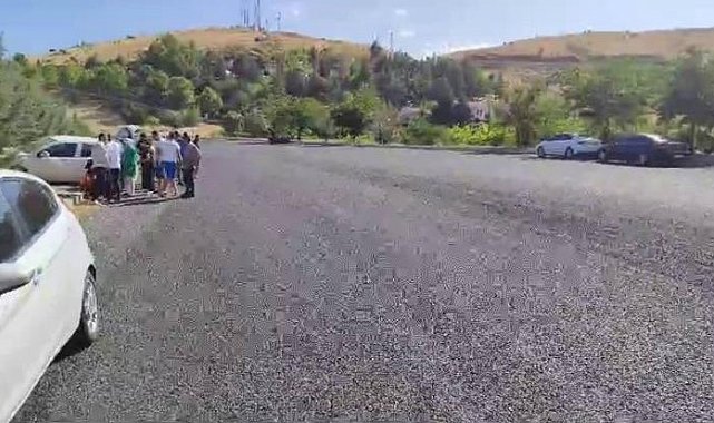 Yola dökülen mıcır kazaya neden oldu: 1 yaralı