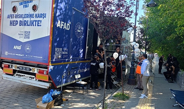 AFAD Deprem Simülasyon Tırı Kars'ta