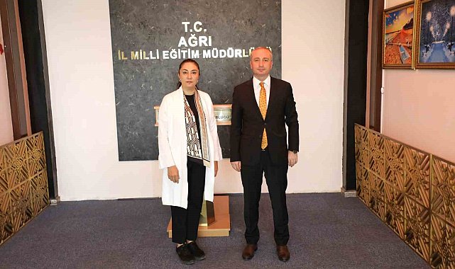 AK Parti Ağrı Milletvekili Kilerci, Milli Eğitim Müdürü Kökrek'i ziyaret etti