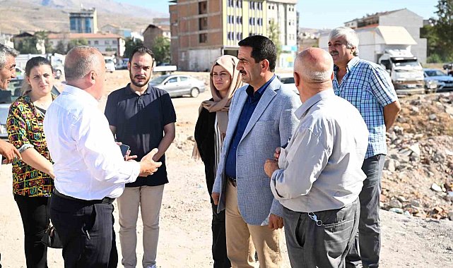 Başkan Taşkın'dan Niyazi Mısri Mahallesi'nde inceleme