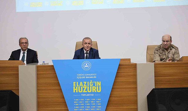 Elazığ'da Asayiş ve Güvenlik Bilgilendirme Toplantısı