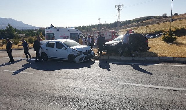 Elazığ'da trafik kazası: 1 yaralı