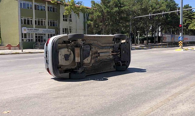 Elazığ'da trafik kazası: 1 yaralı