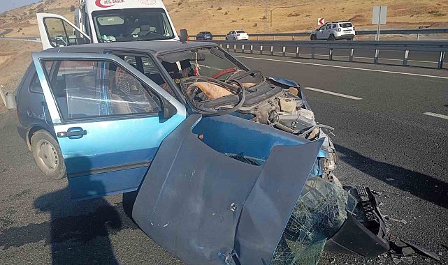 Elazığ'da trafik kazası: 2 yaralı