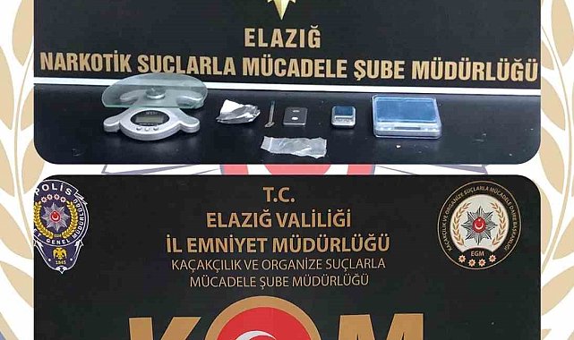 Elazığ'da uyuşturucuyla mücadele: 4 tutuklama