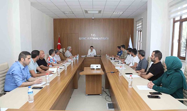 Genç'te AFAD toplantısı yapıldı