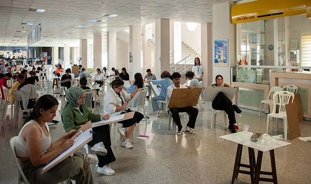 Güzel Sanatlar Fakültesi özel yetenek sınavı yapıldı