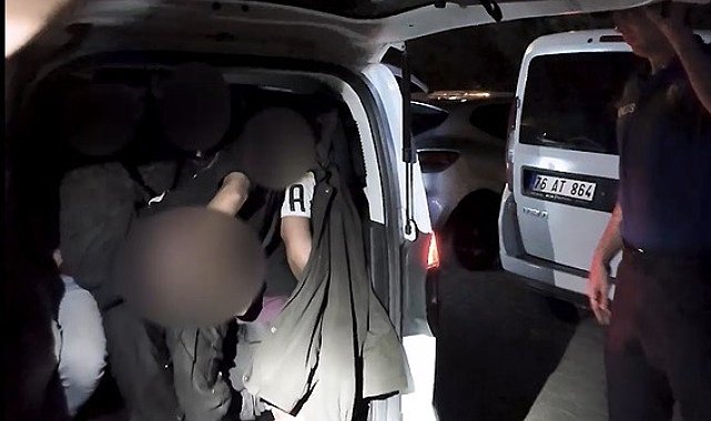 Iğdır'da düzensiz göçmen operasyonu: 10 kişi yakalandı