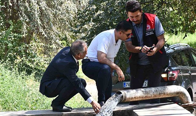 Kaymakam Aydın, 'Aralık Millet Bahçesi'nde incelemelerde bulundu