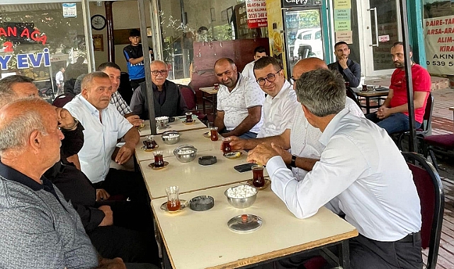 Kaymakam Daştan, esnafla iç içe