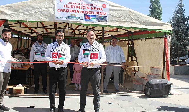 Malazgirt'ten Filistin'e anlamlı destek