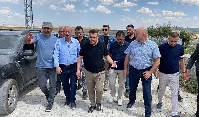 Milletvekili Çalkın, Susuz'da incelemelerde bulundu