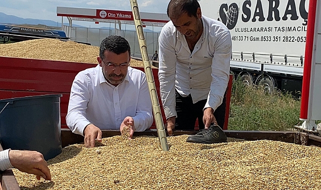 Milletvekili Çalkın, TMO alımlarını inceledi
