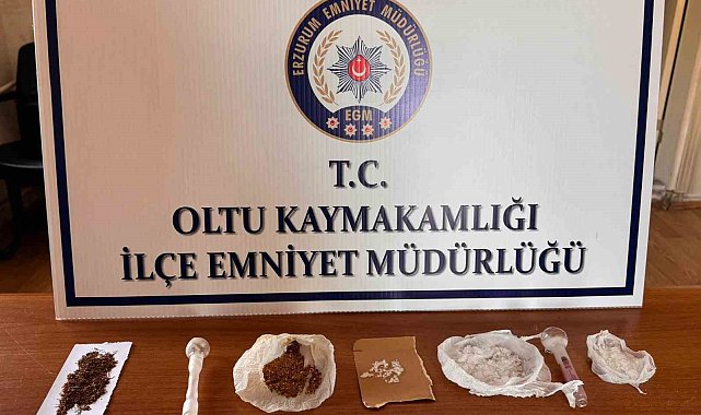 Oltu'da uyuşturucu operasyonu