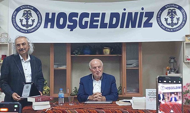 Prof. Dr. Muhammet Nur Doğan kitap tanıtımını Erzurum'da yaptı