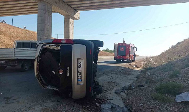 Trafik kazasında 2 kişi yaralandı