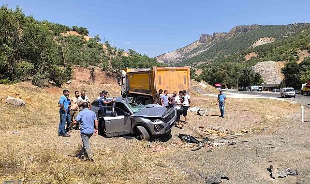 Tunceli'de feci kaza: 2'si ağır 7 yaralı