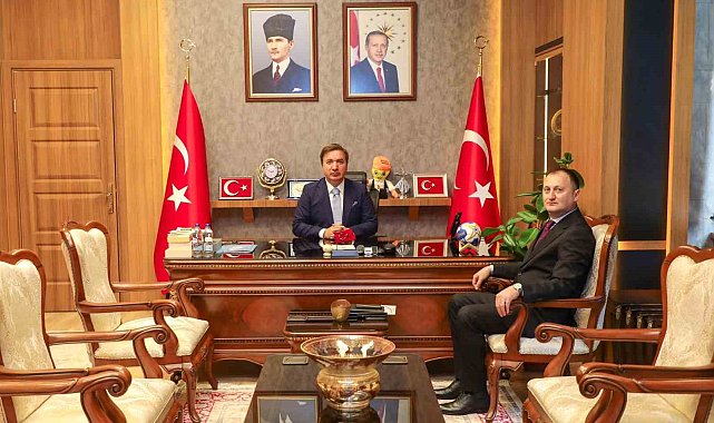 Vali Aydoğdu'ya yeni İl Emniyet Müdürü ve POMEM Müdüründen ziyaret