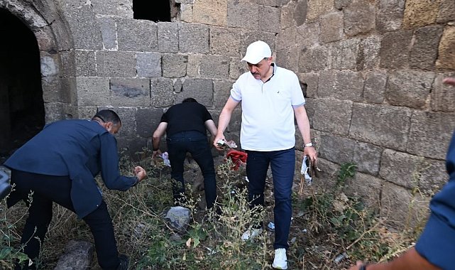 Vali Çiftçi tabyalarda incelemelerde bulundu