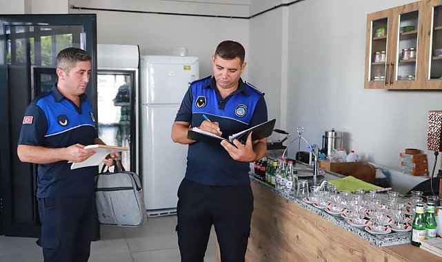Zabıta, kahvehane ve çay ocaklarında denetim yaptı
