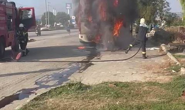 23 Elazığ FK'nın otobüsü, içinde futbolcular ve teknik ekibin olduğu sırada alev aldı