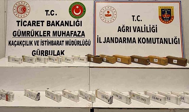 Ağrı'da 12 kilo 616 gram esrar ele geçirildi