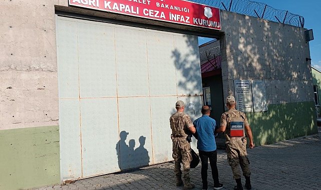 Ağrı'da 12 yıl hapis cezası bulunan firari yakalandı
