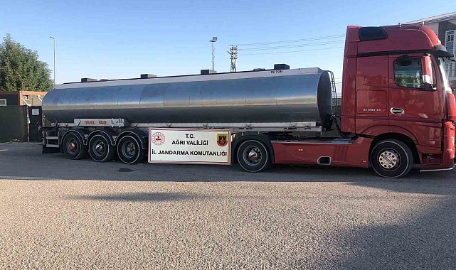 Ağrı'da 13 ton 700 litre kaçak akaryakıt ele geçirildi
