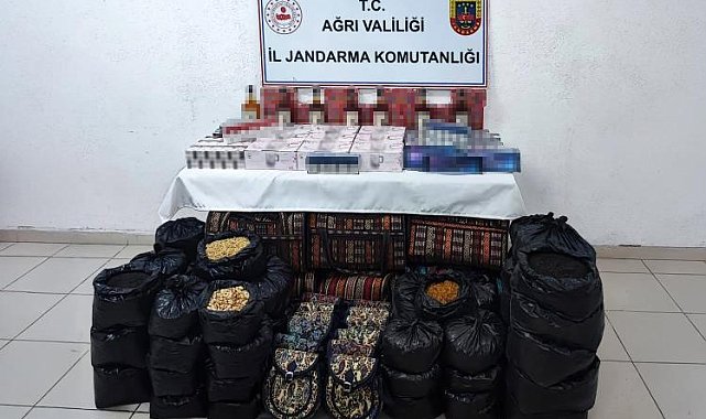 Ağrı'da kaçakçılık operasyonu: 4 gözaltı