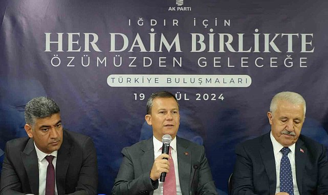 AK Parti Genel Başkan Yardımcısı ve Genel Sekreteri Fatih Şahin Iğdır'da