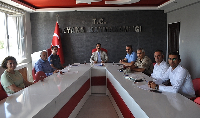 Akyaka’da okul güvenliği toplantısı yapıldı