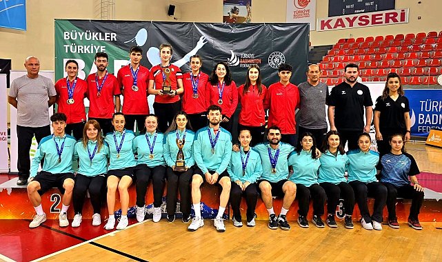 Badmintonda "Büyükler Türkiye Şampiyonu" Erzincan oldu