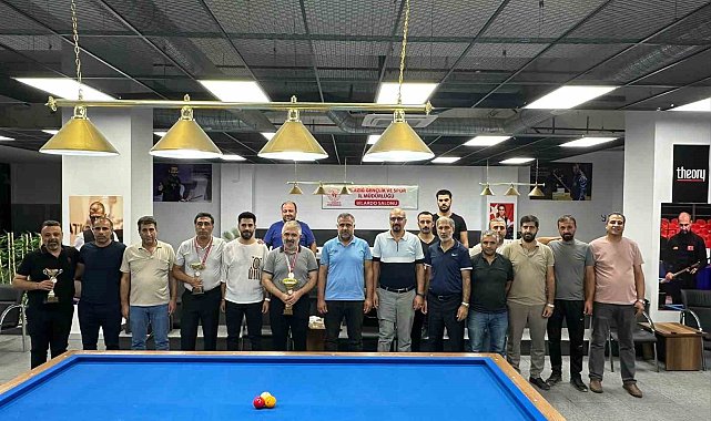 Bilardoda Elazığ şampiyonu belli oldu