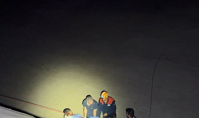 Bingöl'de barajda mahsur kalan vatandaşı AFAD kurtardı