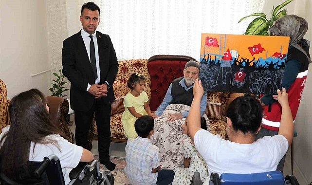 Devlet korumasındaki çocuklar kore gazisiyle buluştu