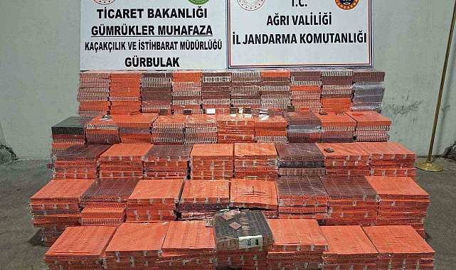 Doğubayazıt'ta 14 milyon TL'lik kaçak malzeme ele geçirildi: 2 gözaltı
