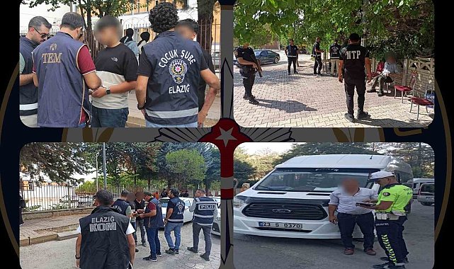 Elazığ'da okul önü denetimleri başladı