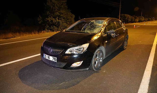 Elazığ'da otomobilin çarptığı kadın ağır yaralandı