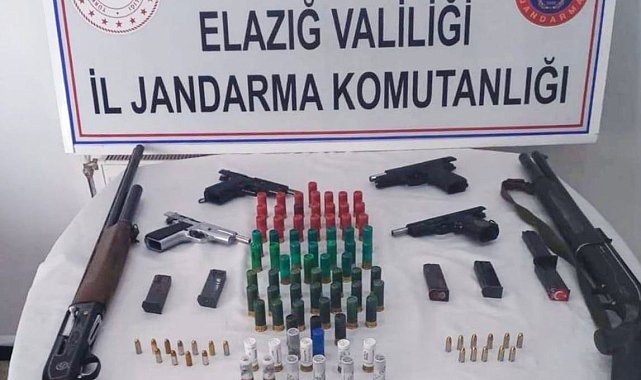 Elazığ'da ruhsatsız silah operasyonu: 2 gözaltı