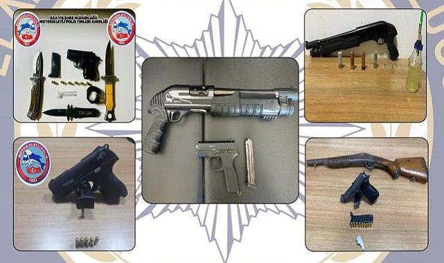 Elazığ'da ruhsatsız silah taşıyan 13 kişi yakalandı