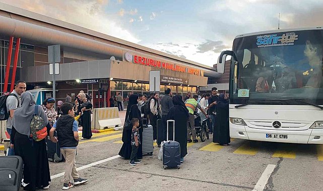 Erzurum Havalimanı'nda bomba ihbarı seferleri iptal etti